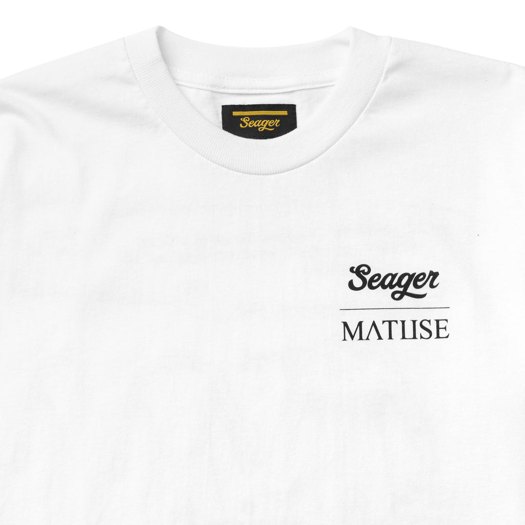 Seager x Matuse Sketchbook Tee White