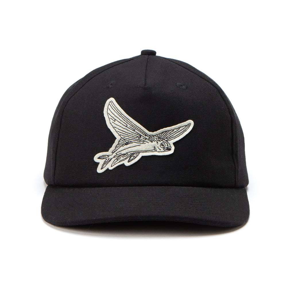 Avalon Hemp Snapback Black