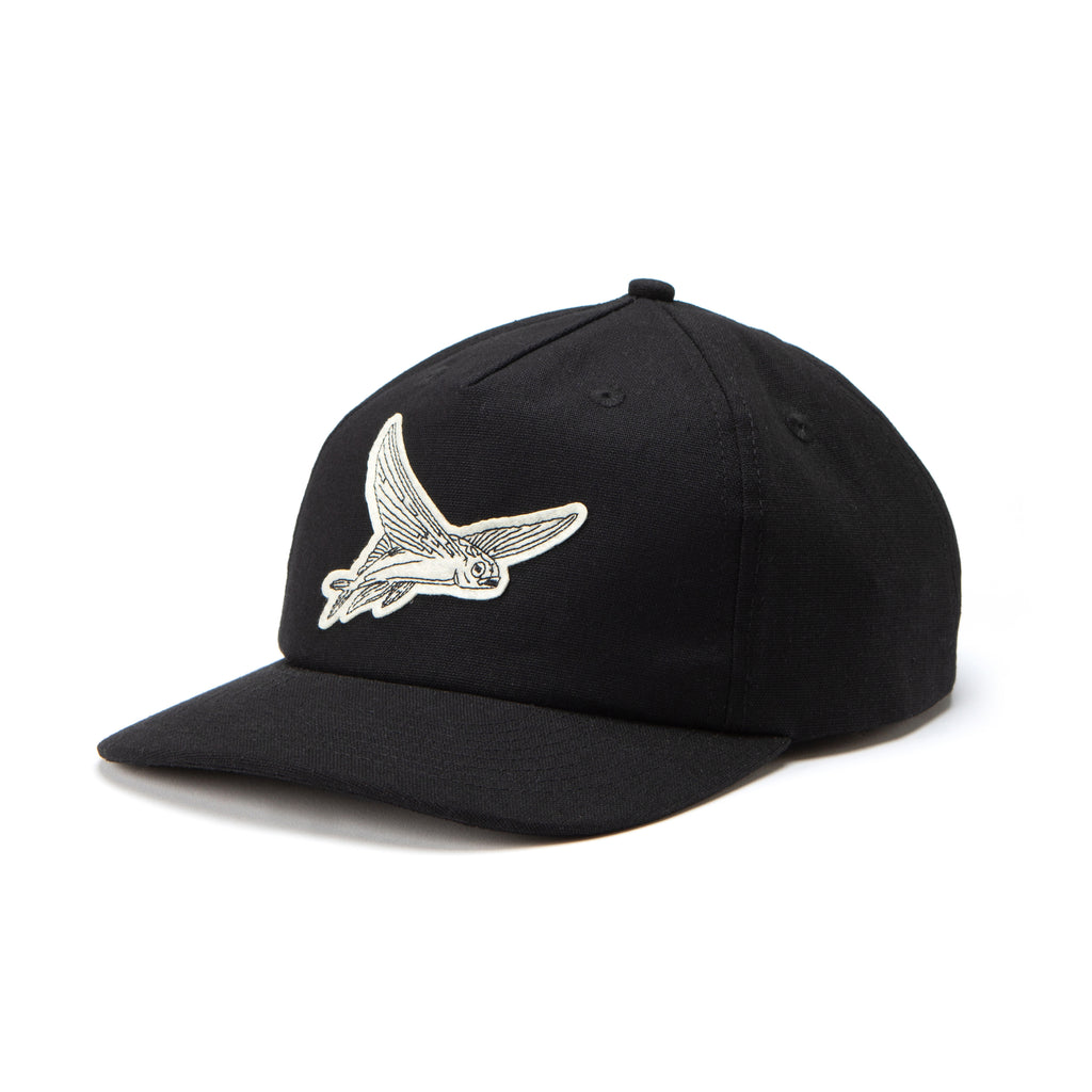 Avalon Hemp Snapback Black