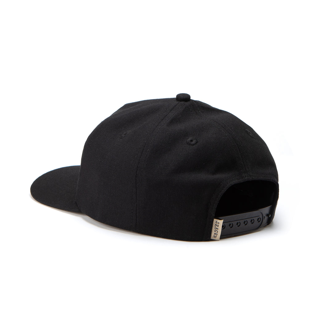 Avalon Hemp Snapback Black
