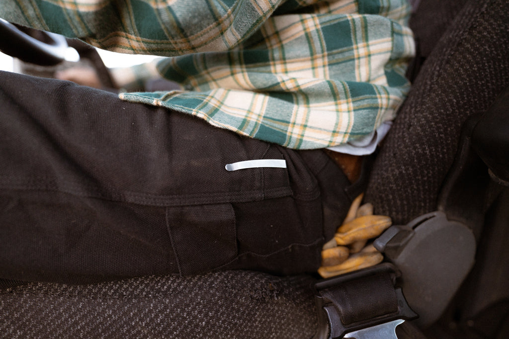 Bison Canvas Pant Regular Fit Black