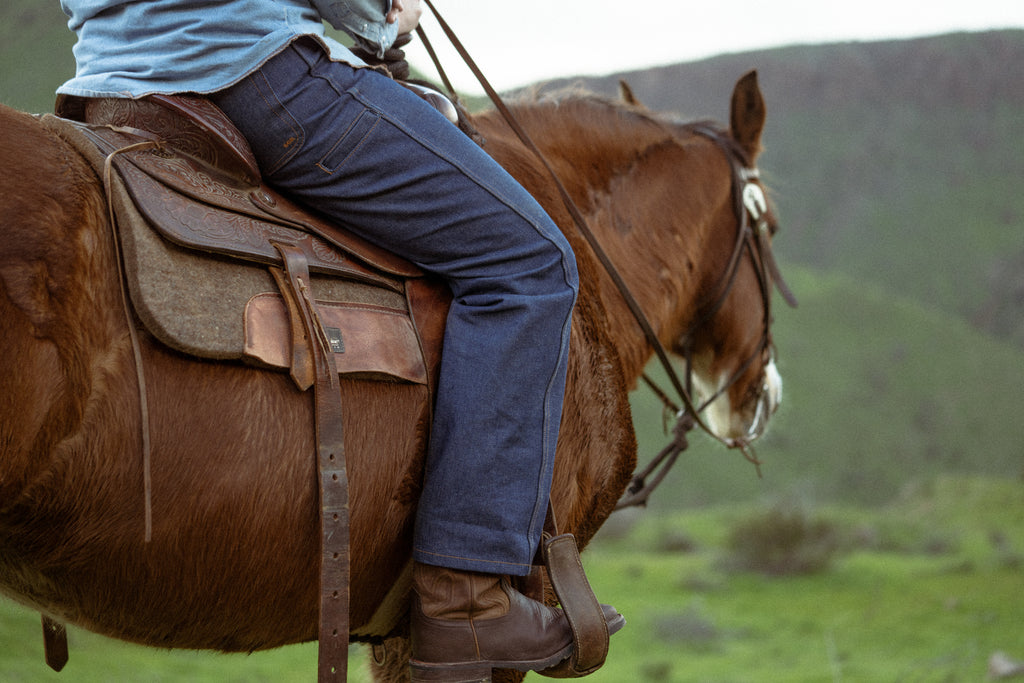 Autry Jean Raw Indigo
