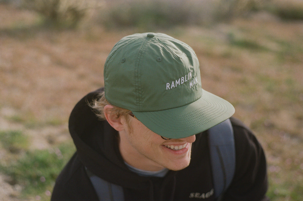 Ramblin' Man Ripstop Nylon Snapback Green