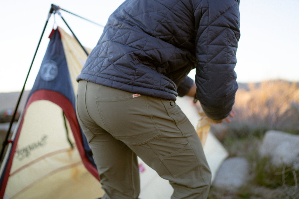Bison Tech Trail Pant Military Green