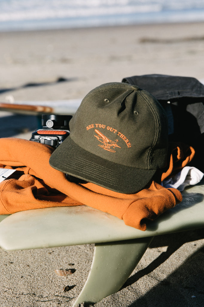 Seager x Huckberry Seaplane Hat Army Green
