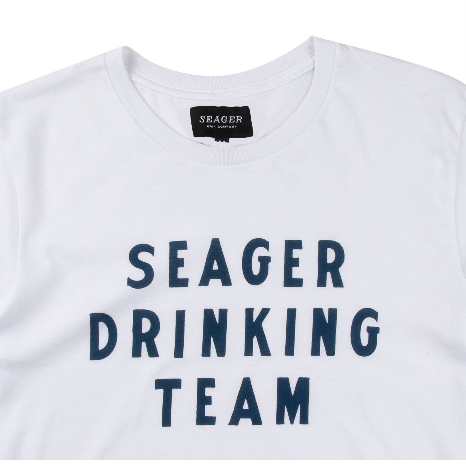 Seager Drinking Team Tee Vintage White