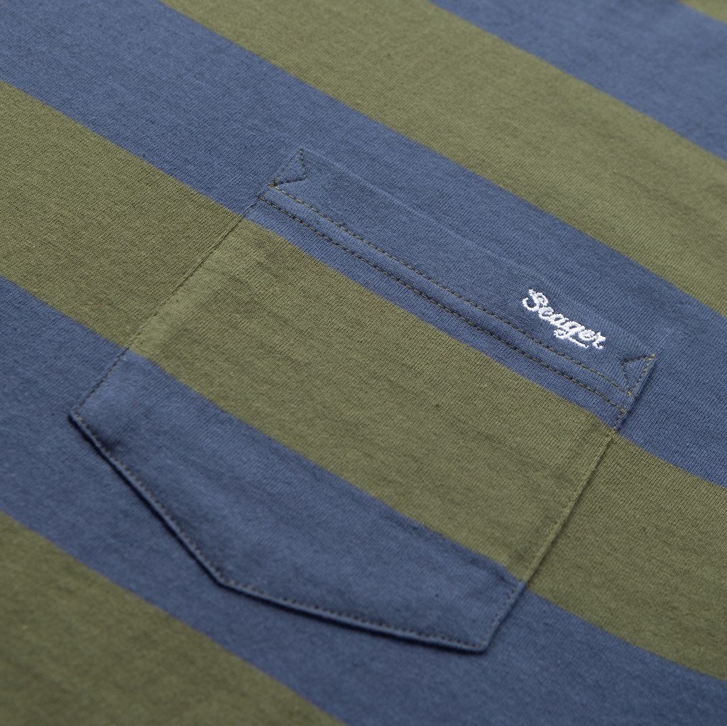 Canyon Stripe Crew Blue/Green