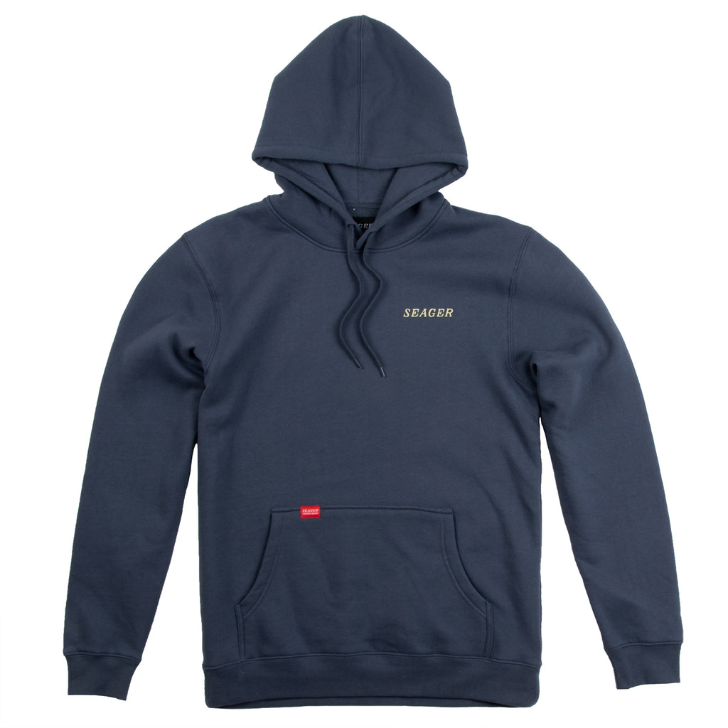 Company Hoodie Petrol Blue
