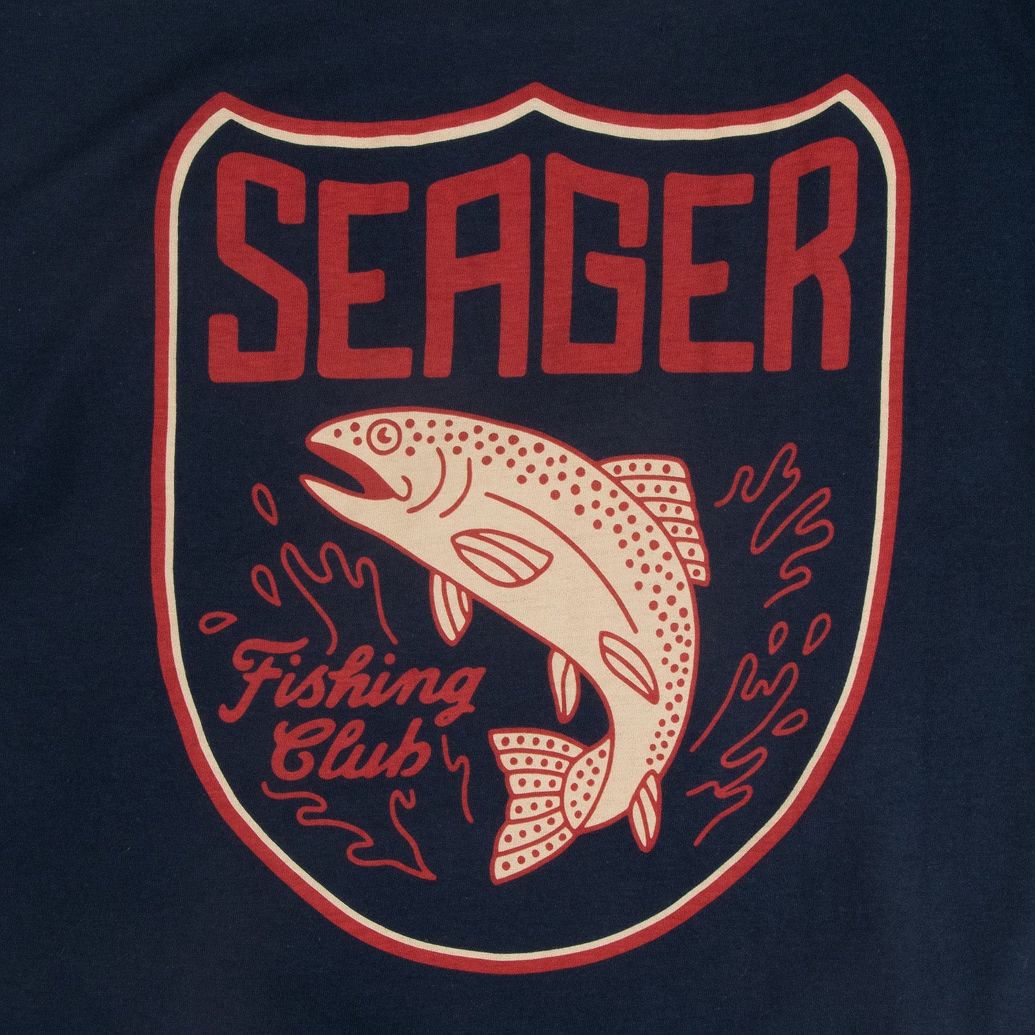 Fishing Club Tee Navy