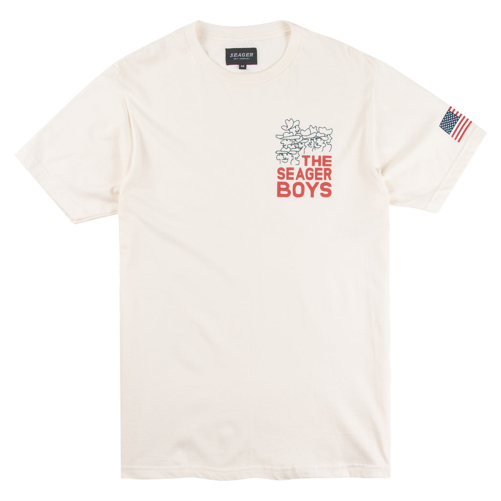 Seager Boys Tee Vintage White