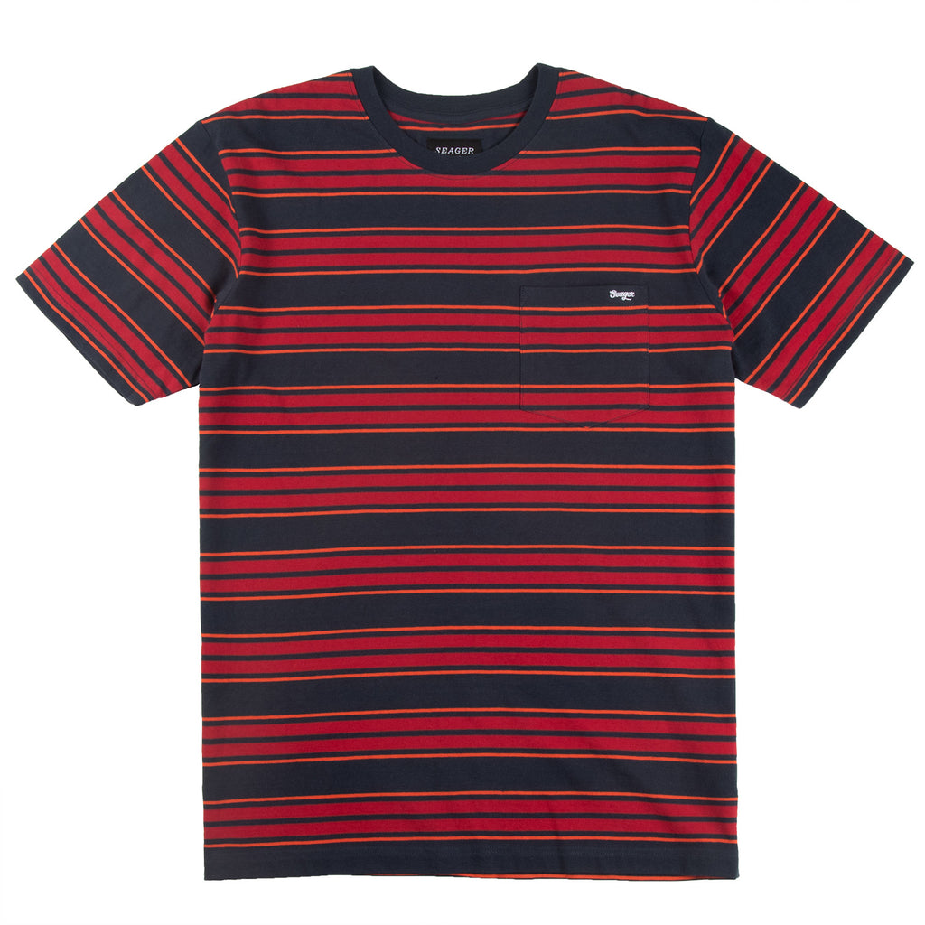 Canyon Stripe Crew Navy/Red