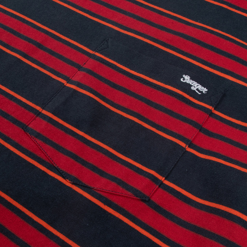 Canyon Stripe Crew Navy/Red