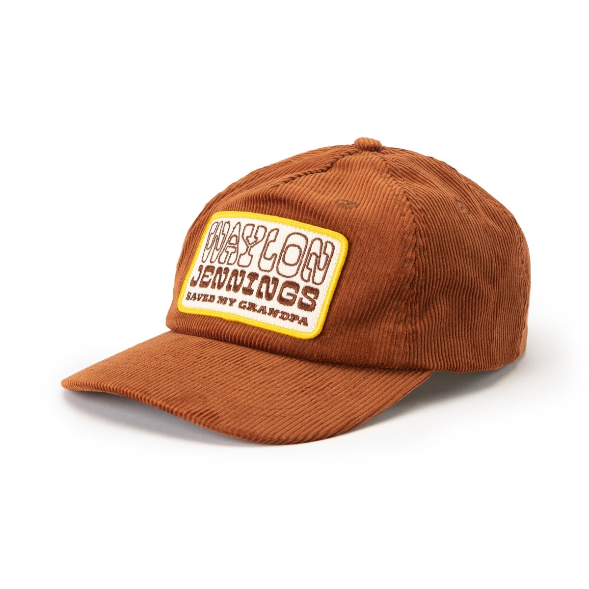 Seager x Waylon Jennings Grandpa Snapback Brown - Seager Co.